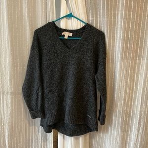 Michael Kors grey v-neck sweater